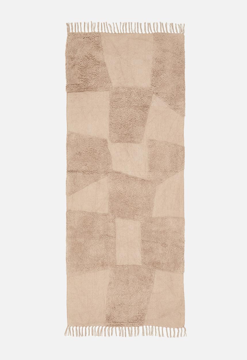 Sixth Floor - Raffi cotton tufted runner - beige