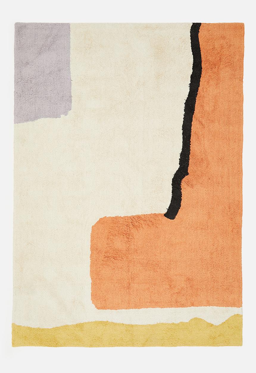 Sixth Floor - Connected cotton tufted rug - multi