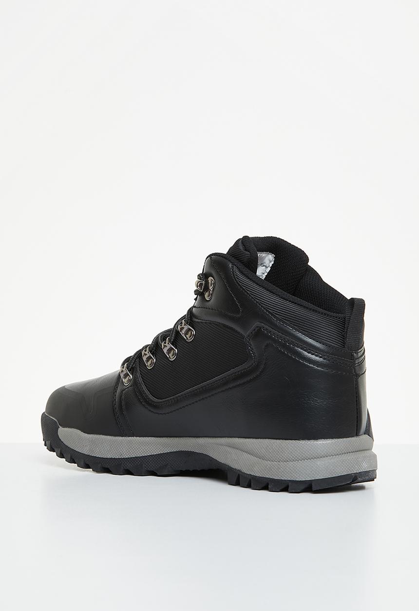 UrbanArt - Tatum 1 nubuck/leather boot - black