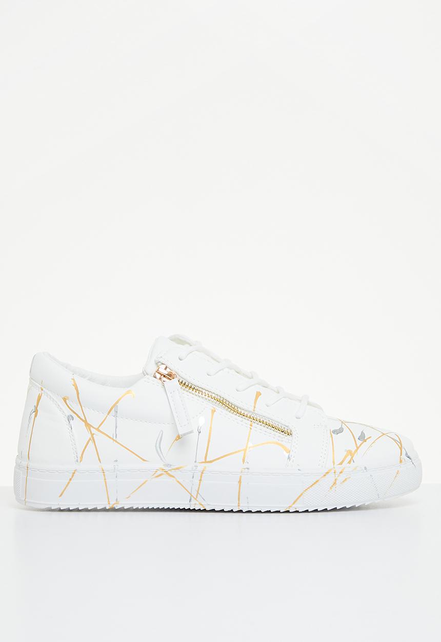 UrbanArt - Hydro 2 nubuck slip-on - white & gold