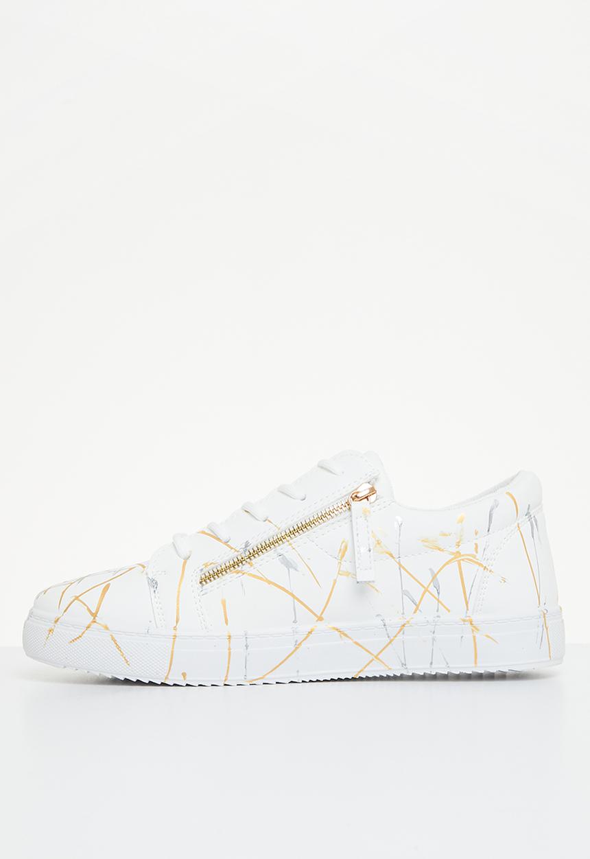 UrbanArt - Hydro 2 nubuck slip-on - white & gold