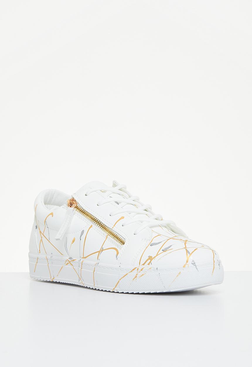 UrbanArt - Hydro 2 nubuck slip-on - white & gold