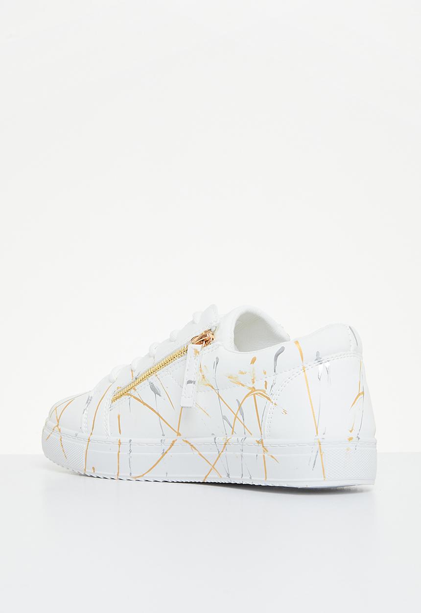UrbanArt - Hydro 2 nubuck slip-on - white & gold