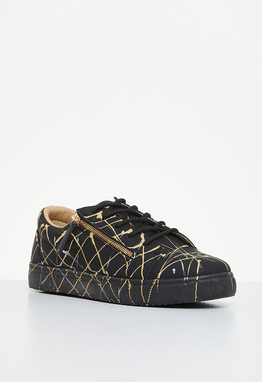 UrbanArt - Hydro 2 nubuck slip-on - black & gold