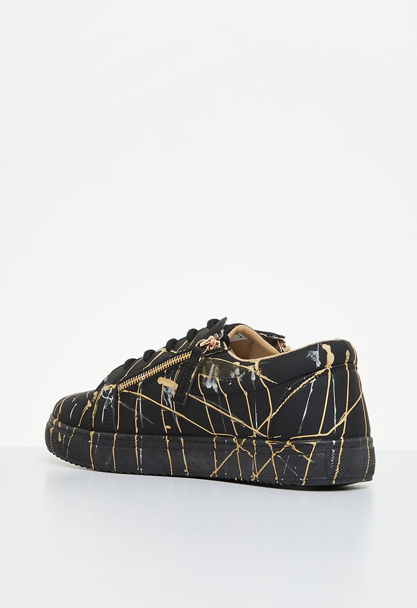 UrbanArt - Hydro 2 nubuck slip-on - black & gold