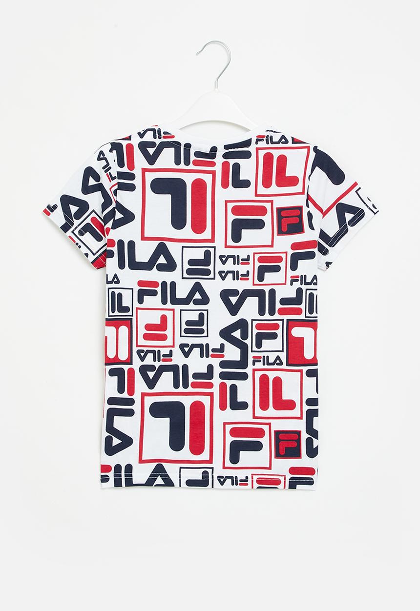 FILA - Aaron t-shirt - white/red aop