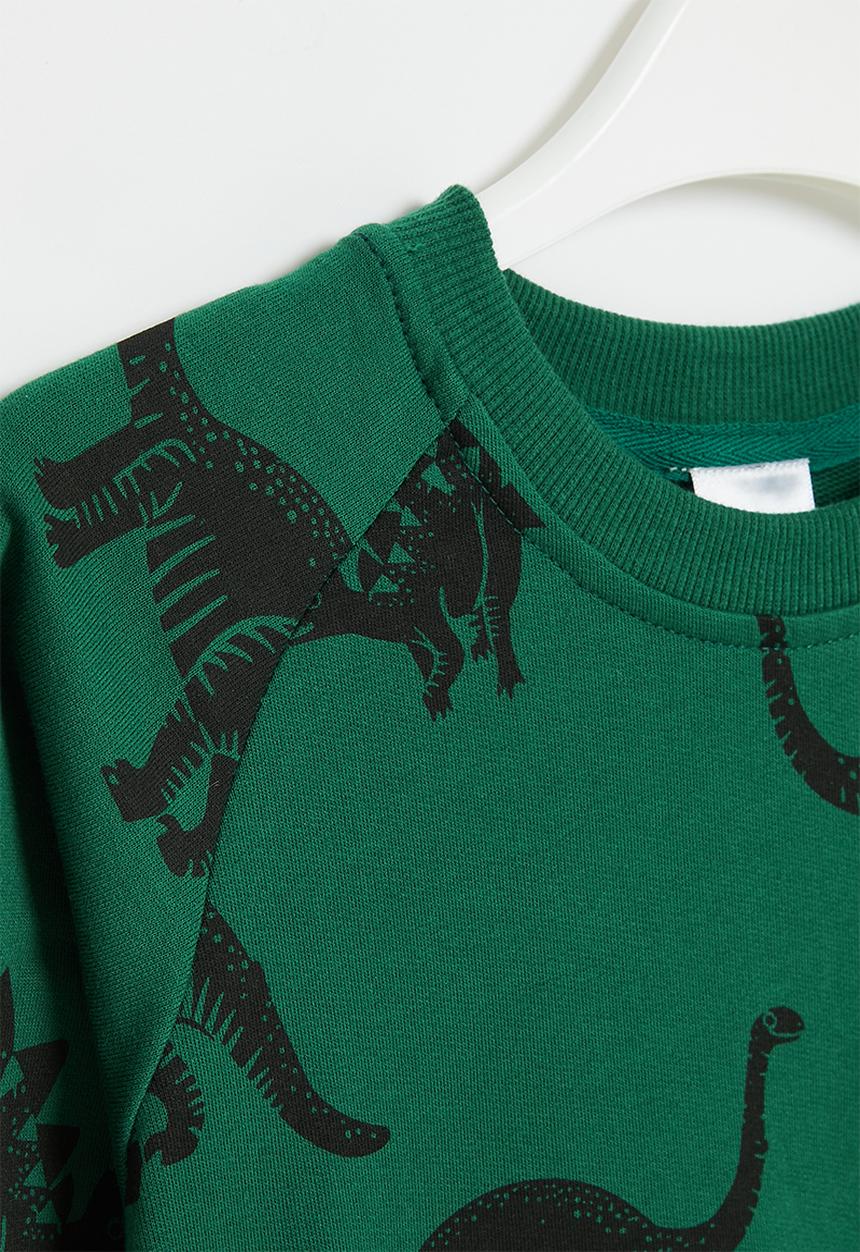 Pop Candy - Dino sweatshirt - green