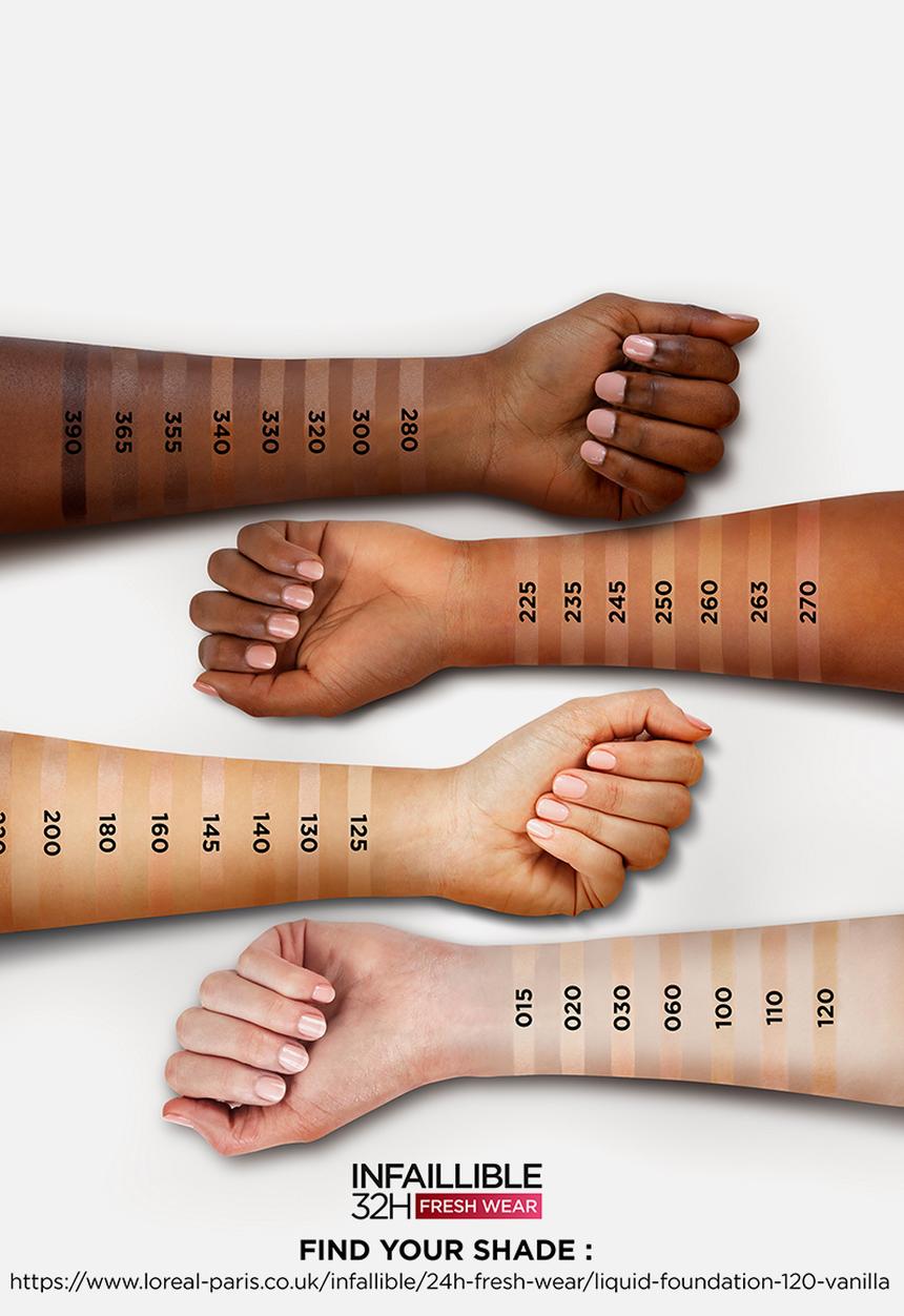L'Oreal Paris - Infallible 32hr Fresh Wear Liquid Foundation - Vanilla
