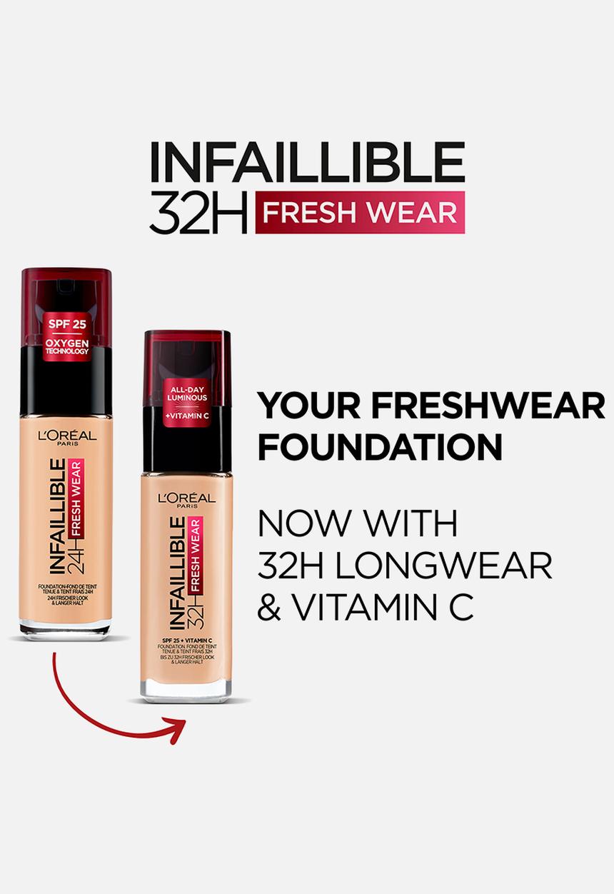 L'Oreal Paris - Infallible 32hr Fresh Wear Liquid Foundation - Sand