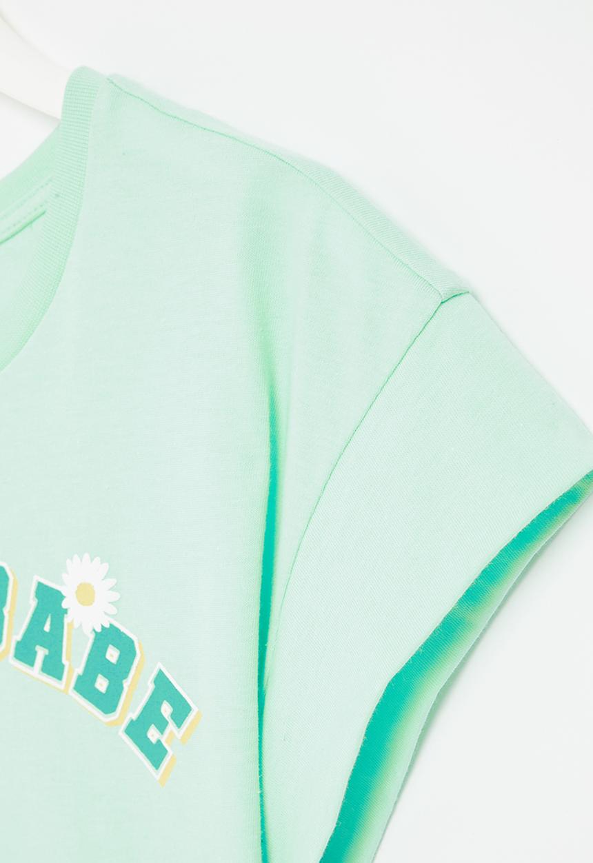 Superbalist - Boxy graphic tee - light aqua