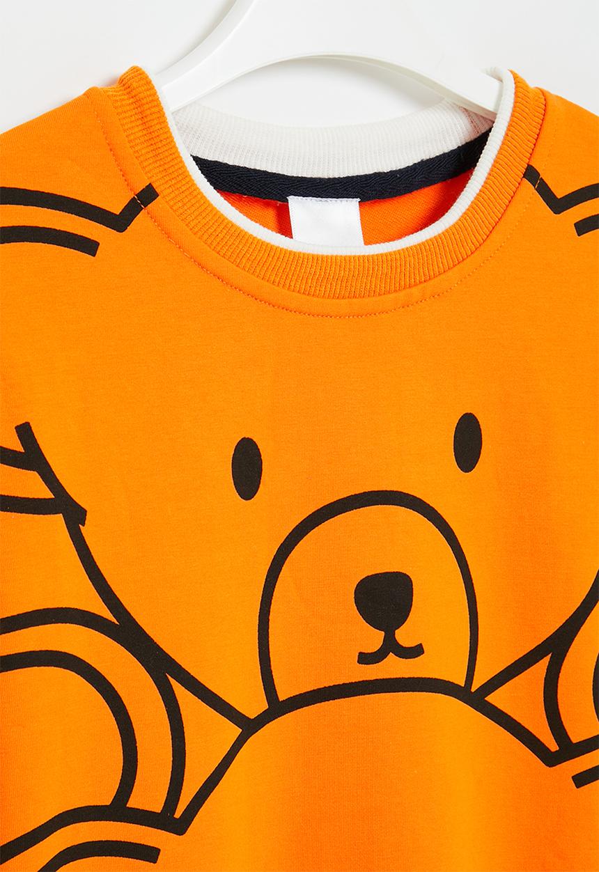 Pop Candy - Bear sweatshirt - orange