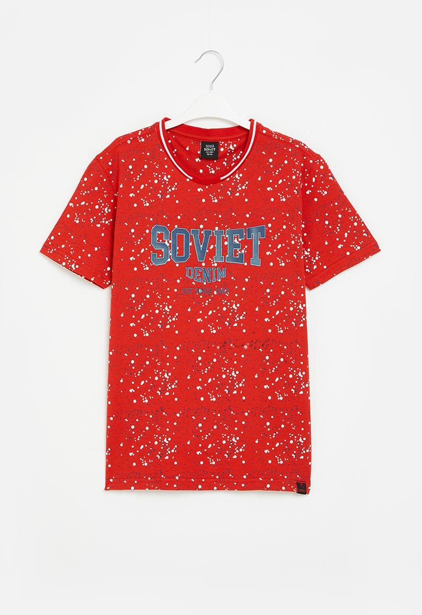 SOVIET - B caysen fashion tee - red