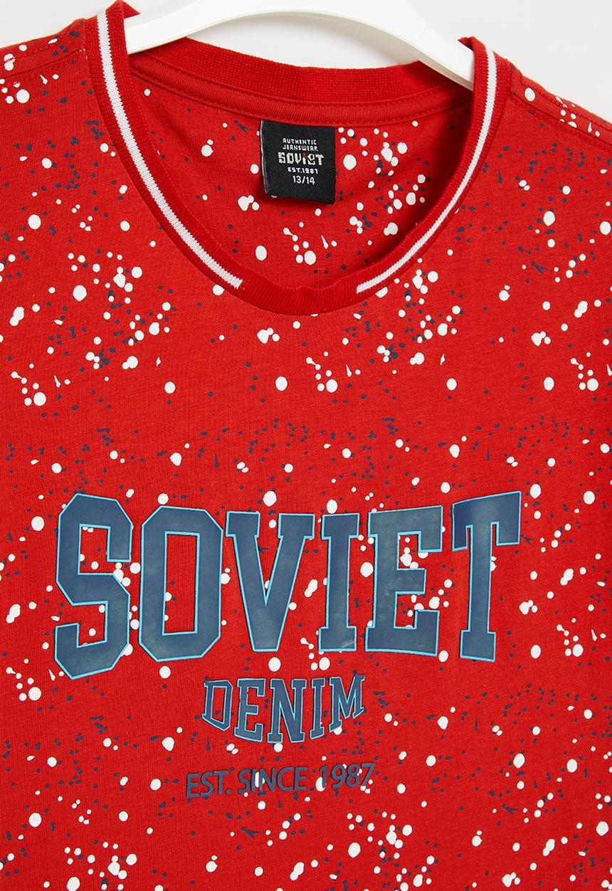 SOVIET - B caysen fashion tee - red