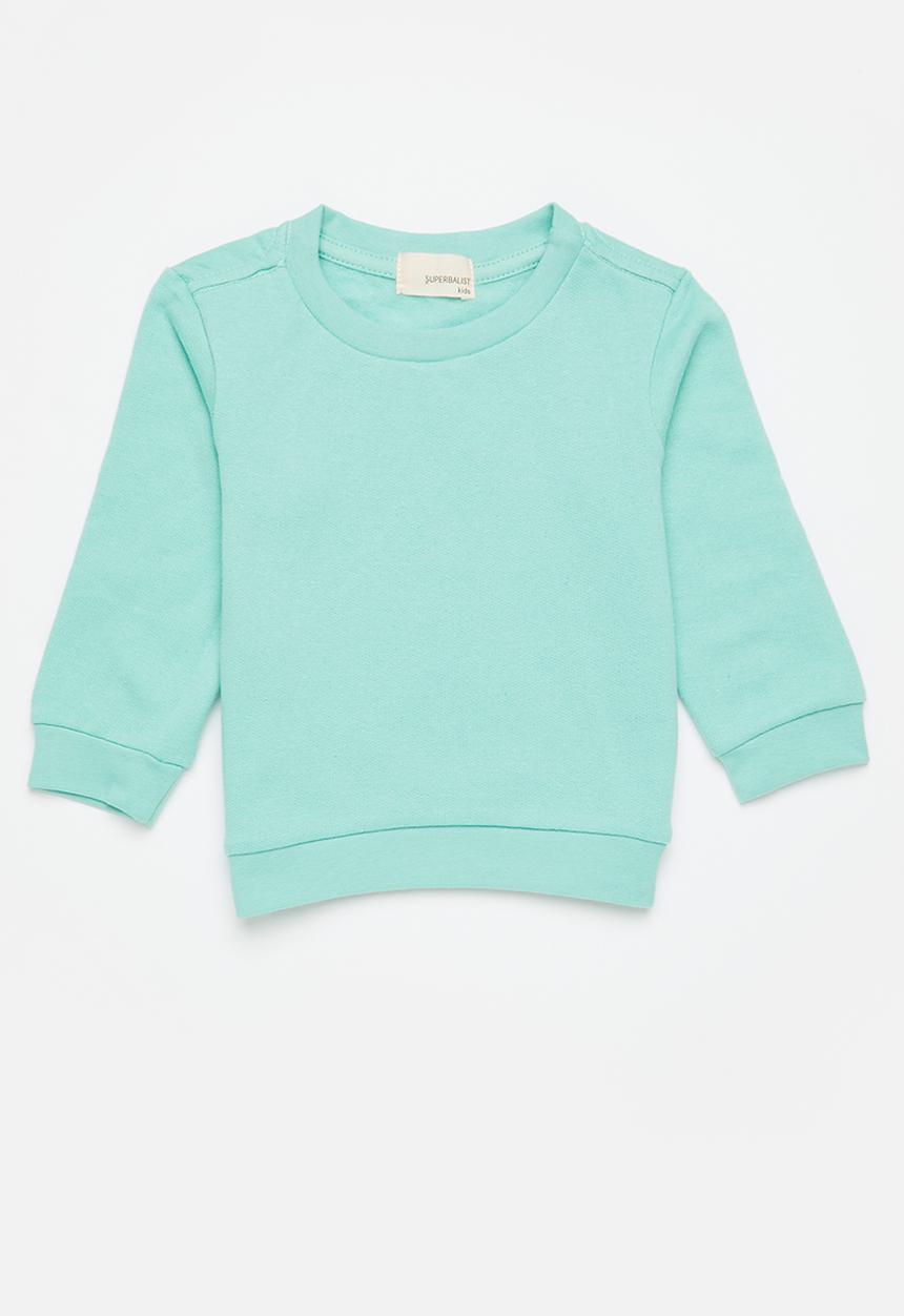 Superbalist - 2 pack plain sweatshirt - oatmeal/mint