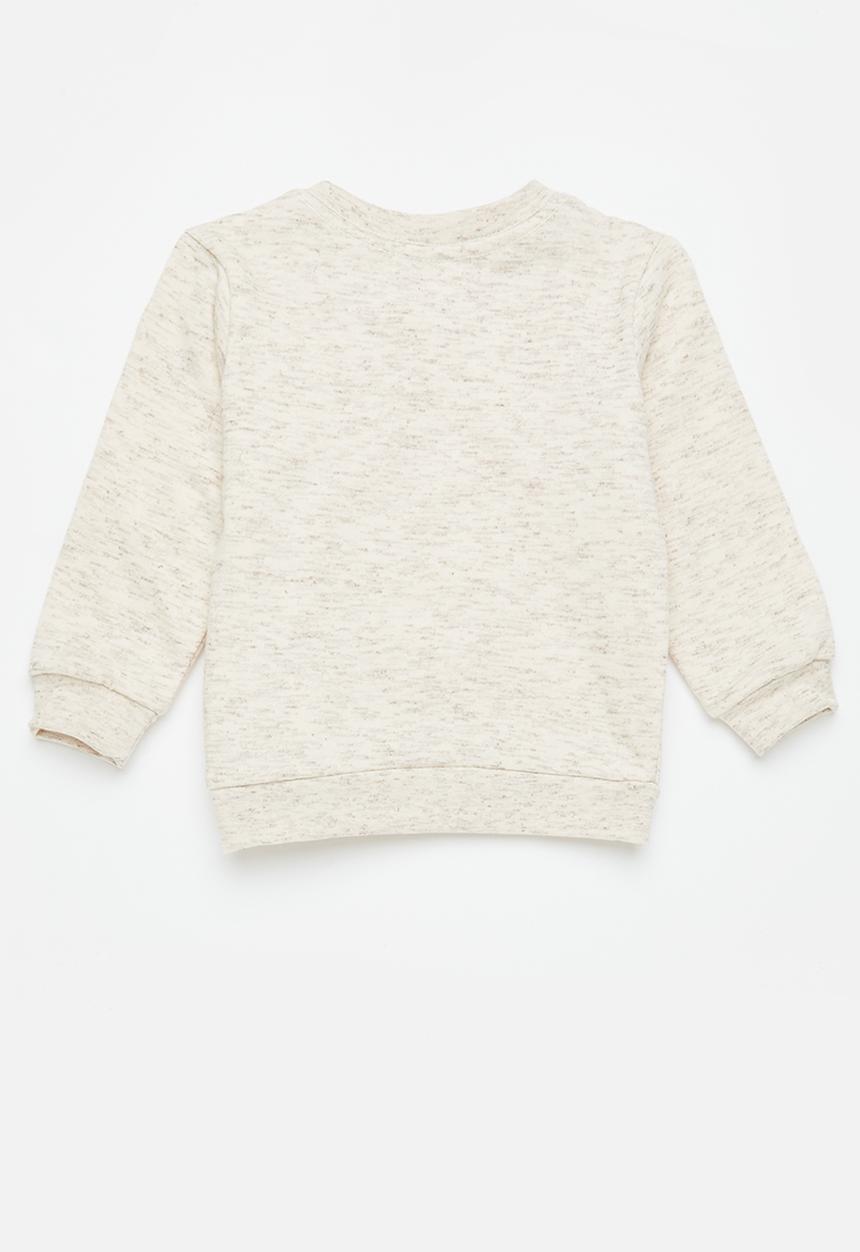 Superbalist - 2 pack plain sweatshirt - oatmeal/mint