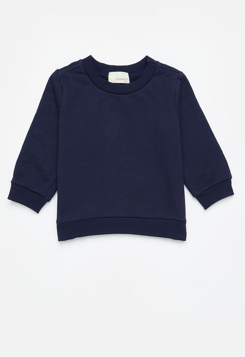 Superbalist - 2 pack plain sweatshirt - navy/light blue
