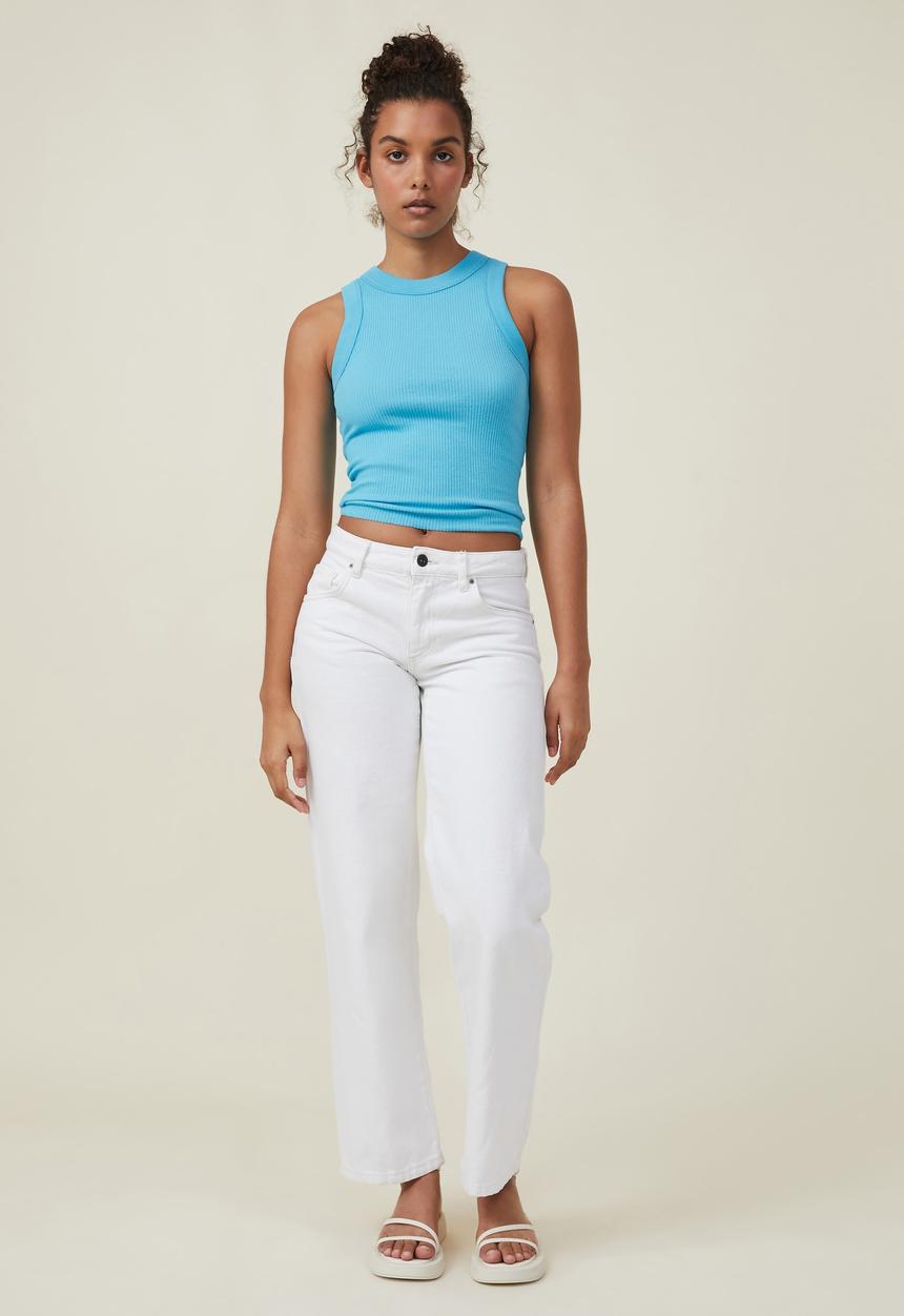 Cotton On - The 91 tank - cerulean blue