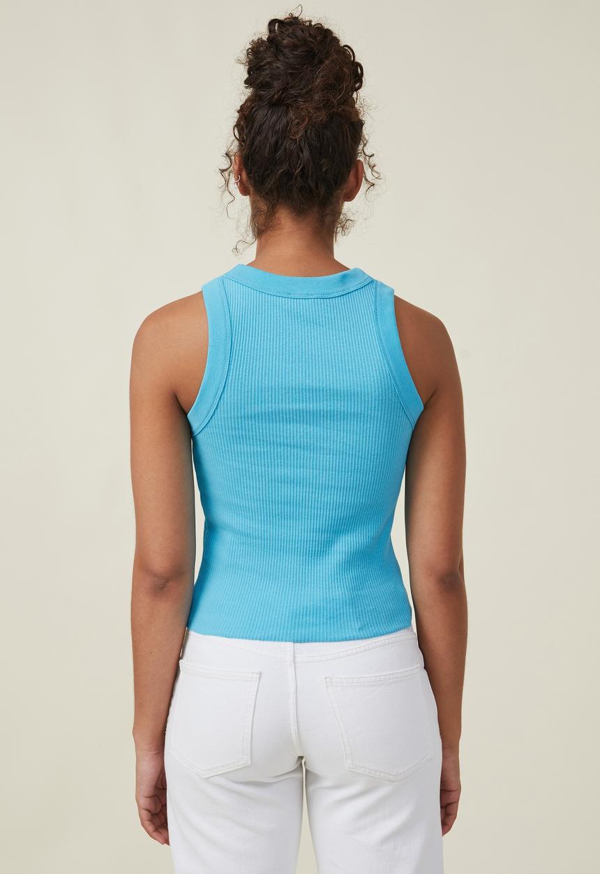 Cotton On - The 91 tank - cerulean blue