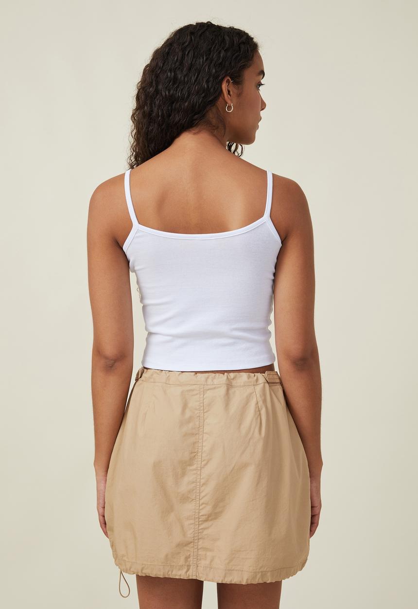 Cotton On - Jordan cargo mini skirt - sand