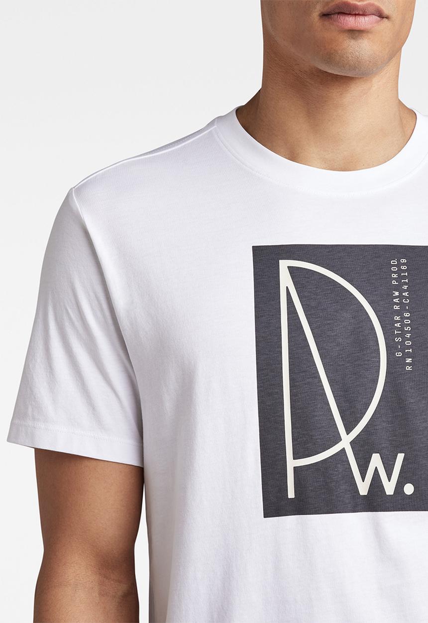 G-STAR - Lash raw gr r T-shirt - white
