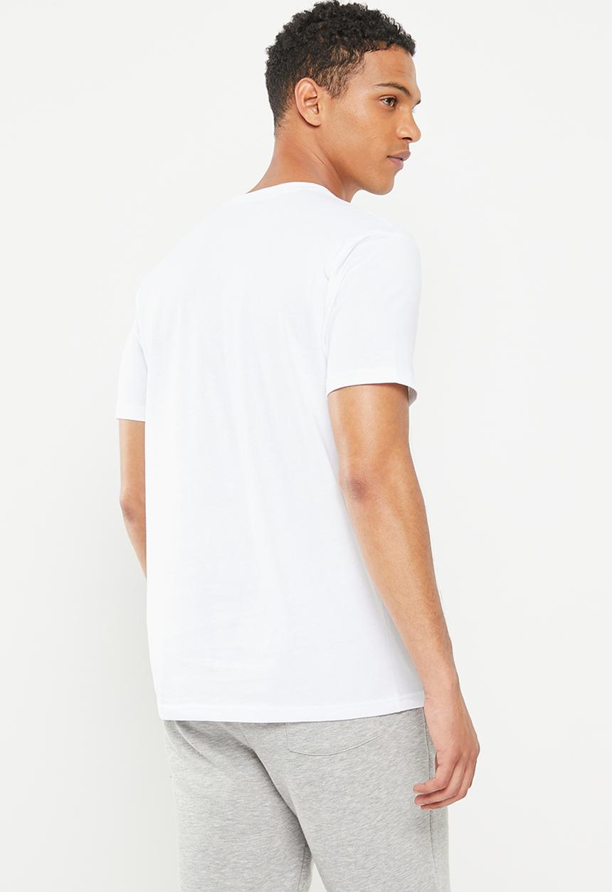 POLO - Men sport thomas block logo tee - white