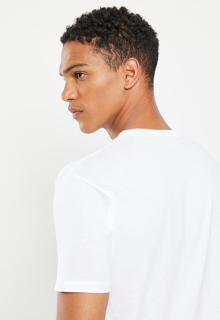 POLO - Men sport thomas block logo tee - white