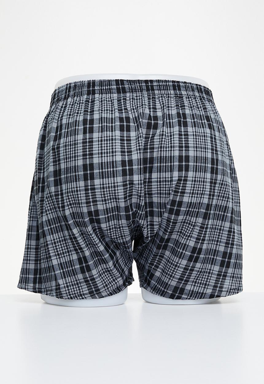 Jockey - 2 pack woven boxers - nordic night/smoky haze
