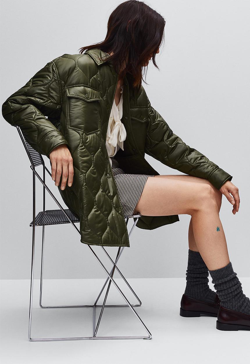 MANGO - Anorak muuu - beige khaki