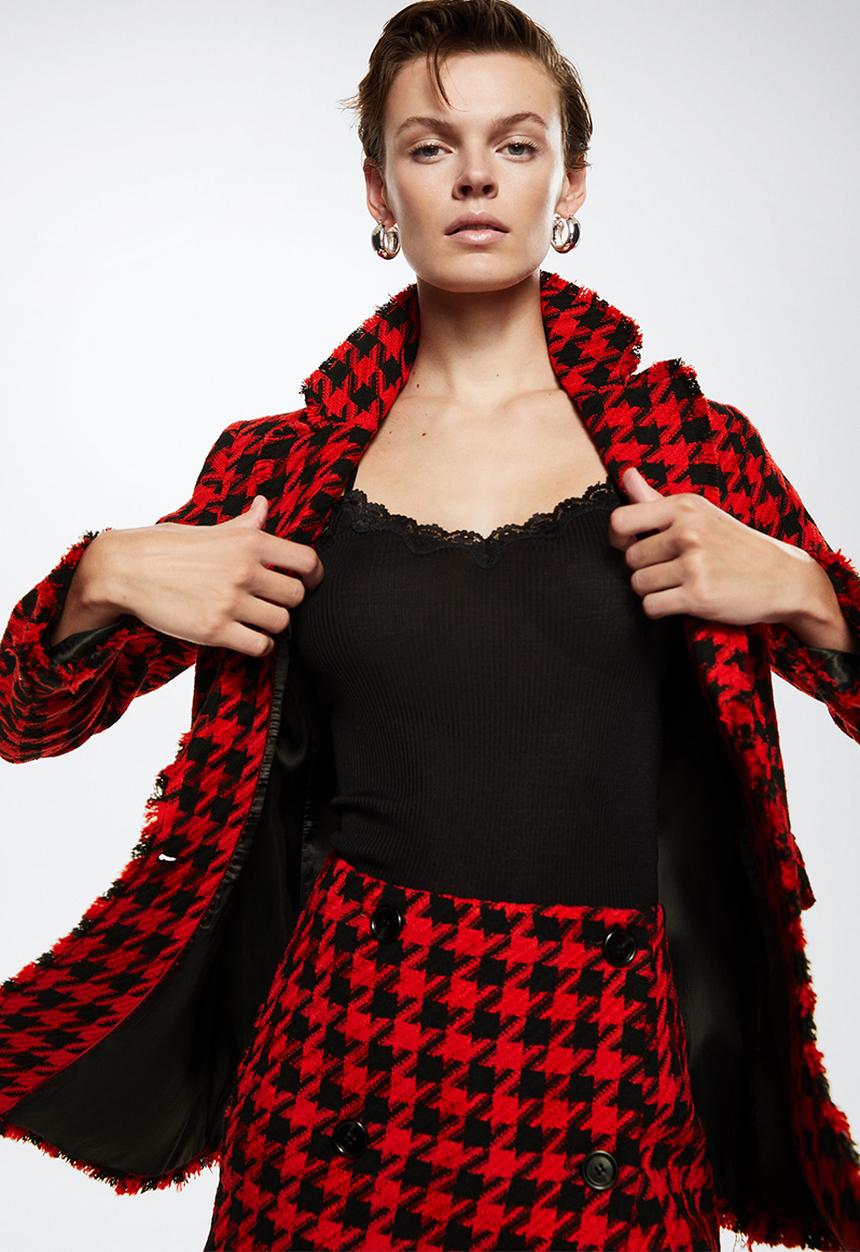 MANGO - Blazer nate - red