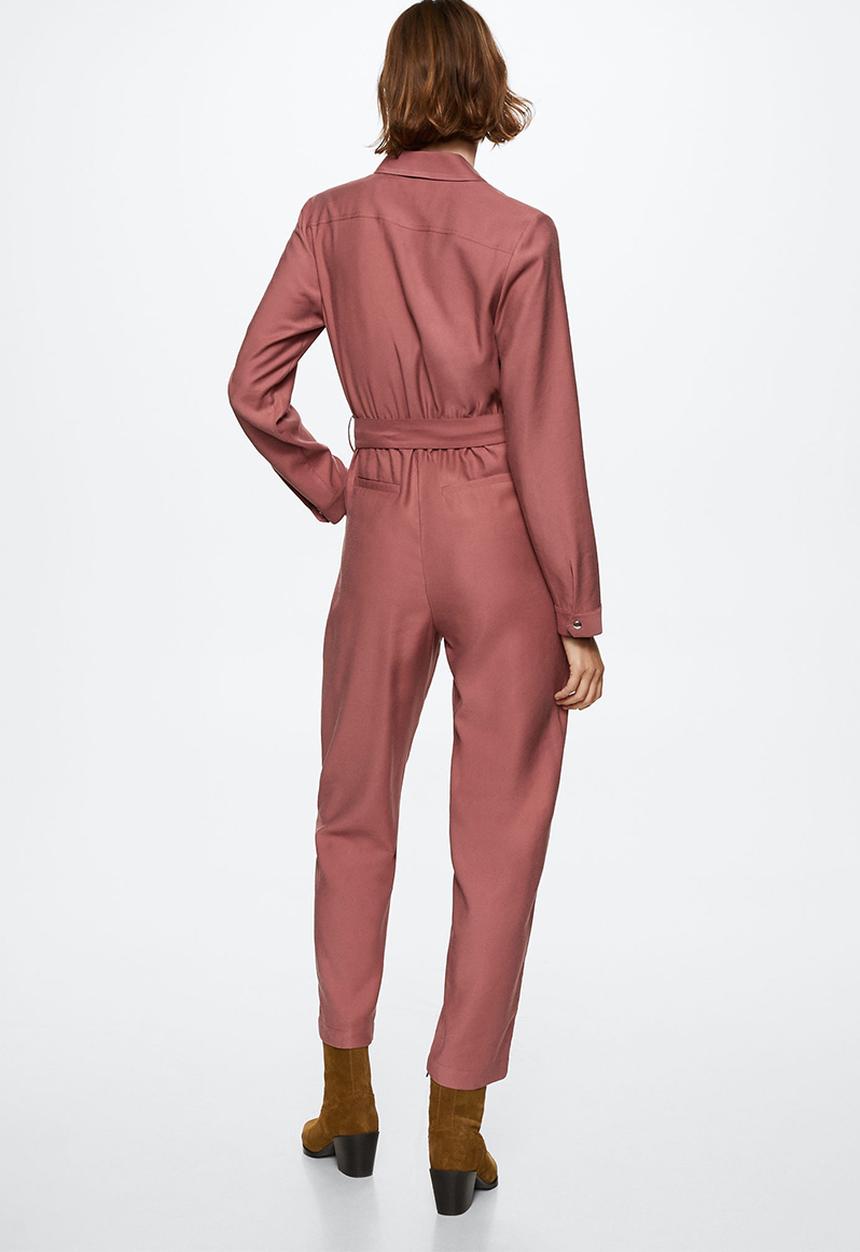 MANGO - One-piece suit smile - pink