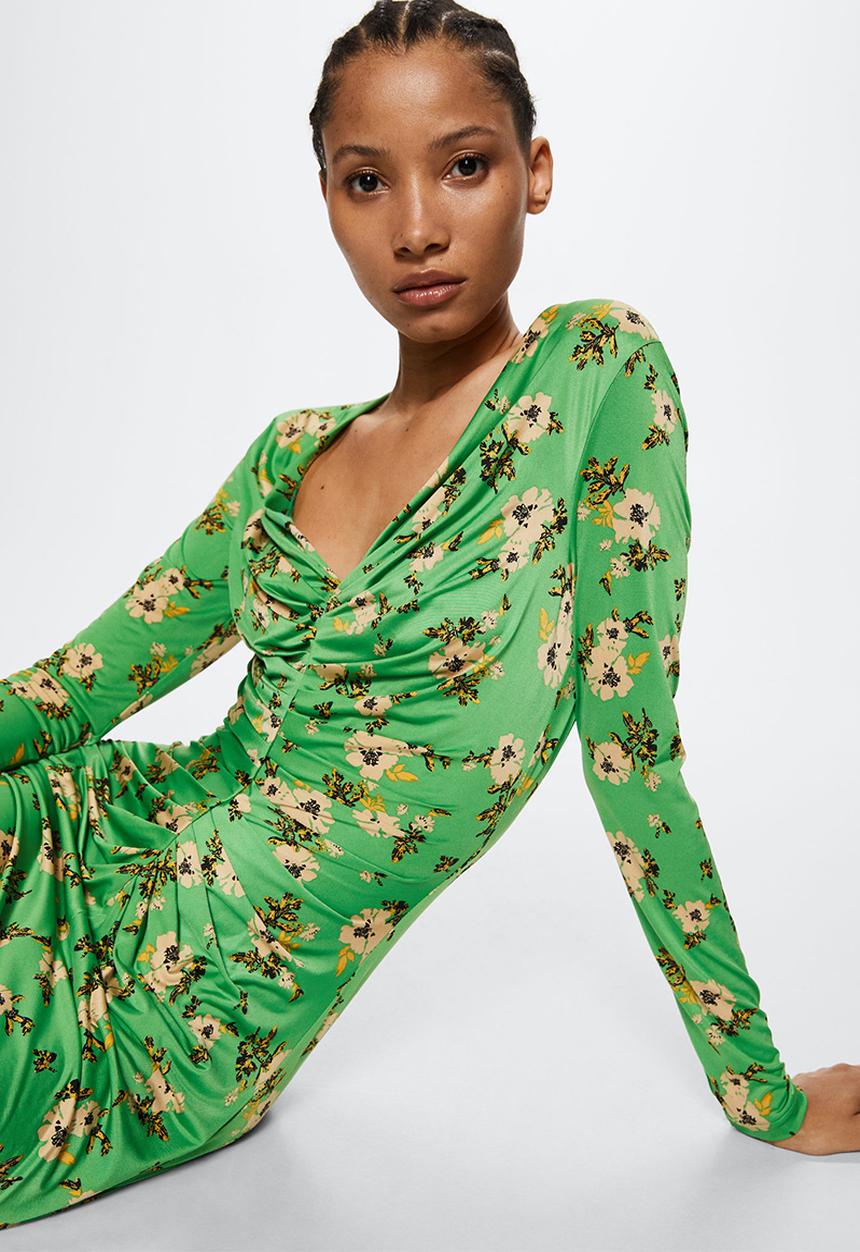 MANGO - Dress astrid - green