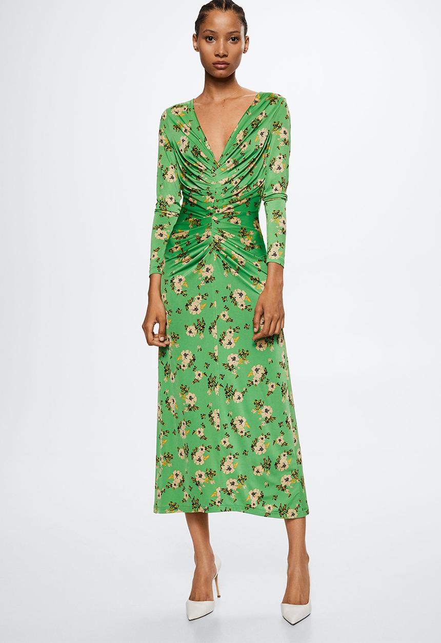 MANGO - Dress astrid - green