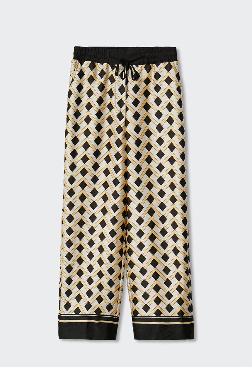 MANGO - Trousers nieves co-ord - yellow