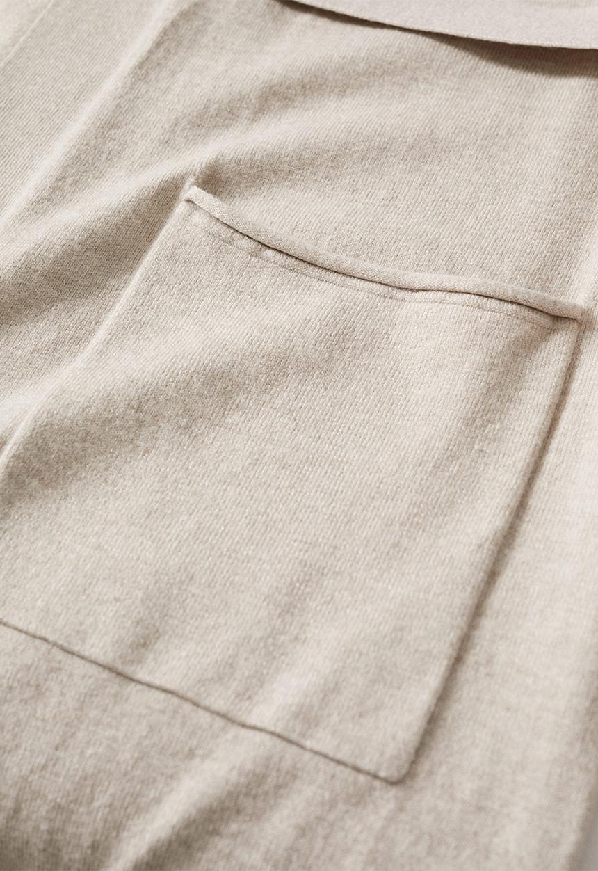 MANGO - Cardigan vieira - light pastel grey