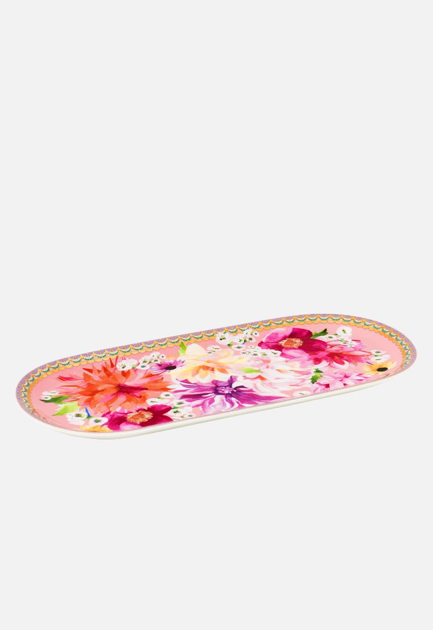Maxwell & Williams - Dahlia daze platter 25 x 13cm - pink