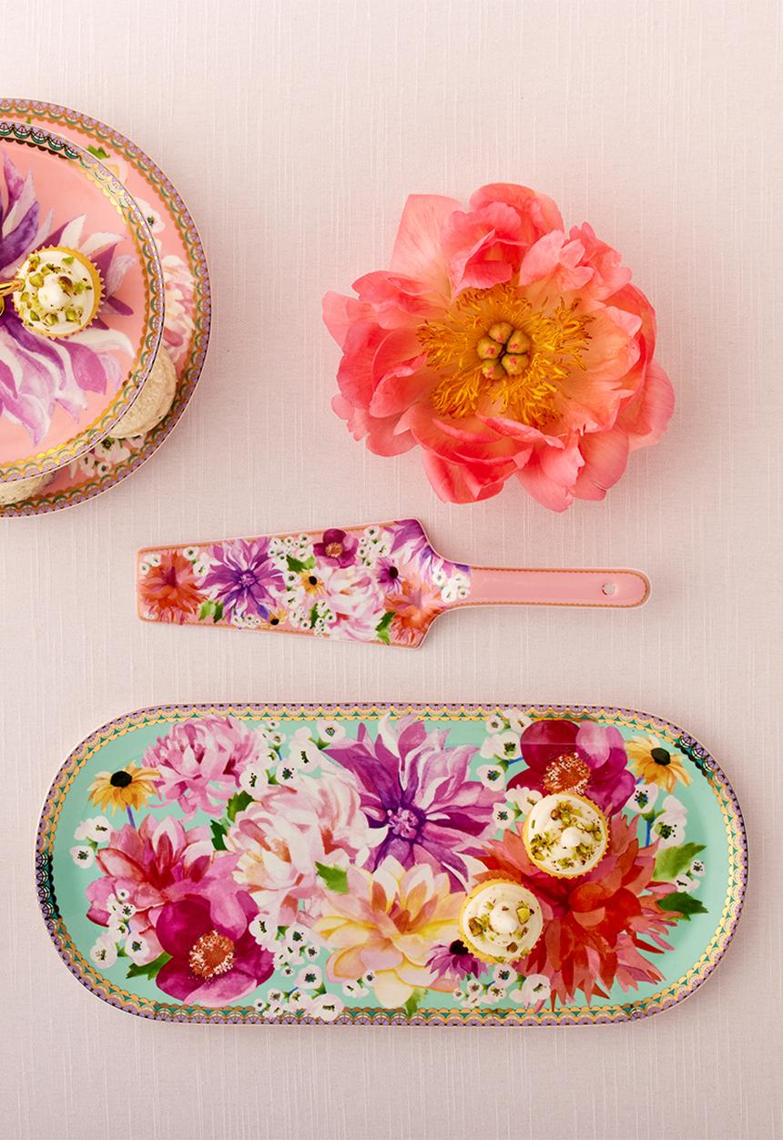 Maxwell & Williams - Dahlia daze cake server - pink