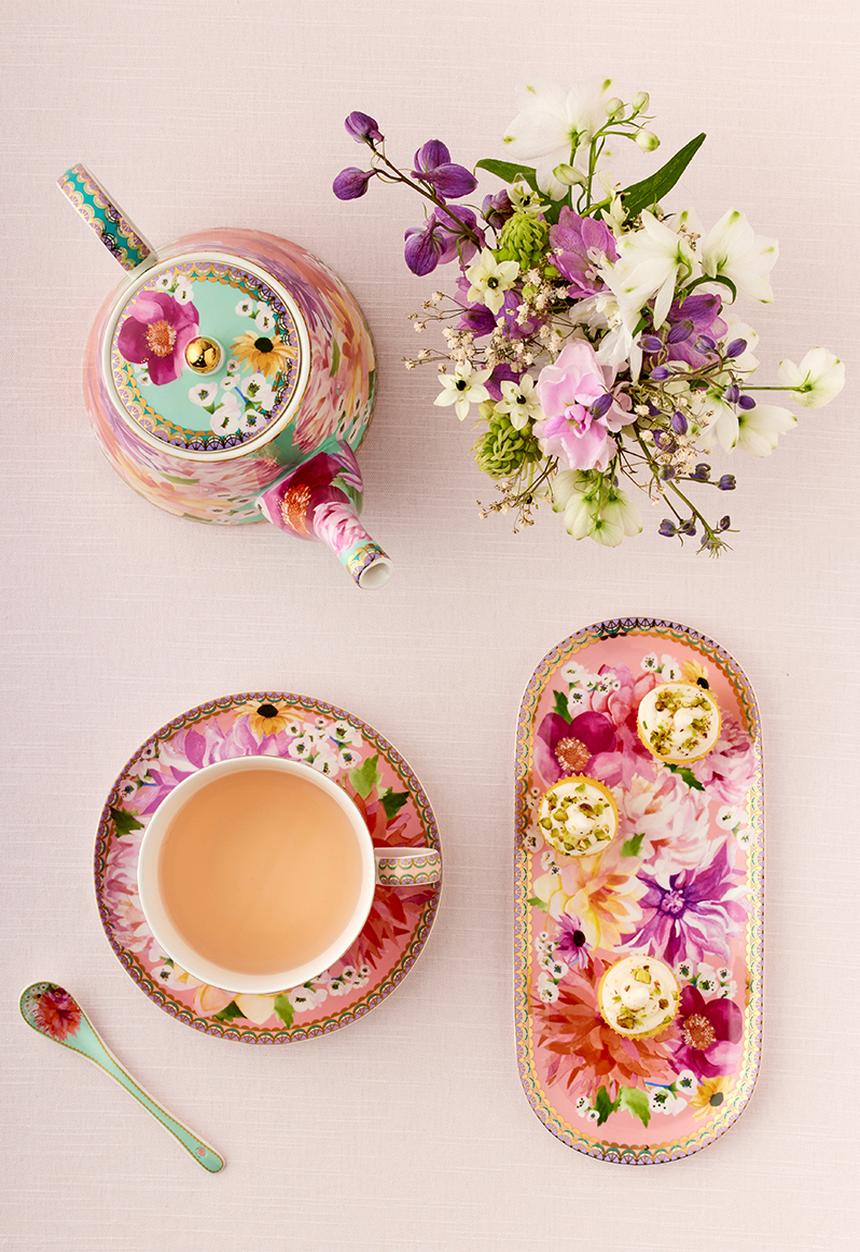 Maxwell & Williams - Dahlia daze teaspoons set of 4 - pink
