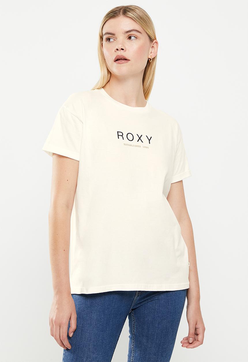 Roxy - Epic afternoon word tee - snow white