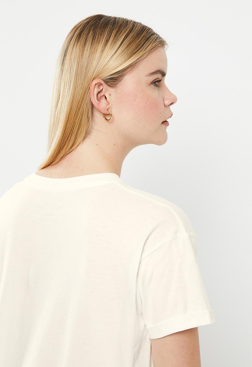 Roxy - Epic afternoon word tee - snow white