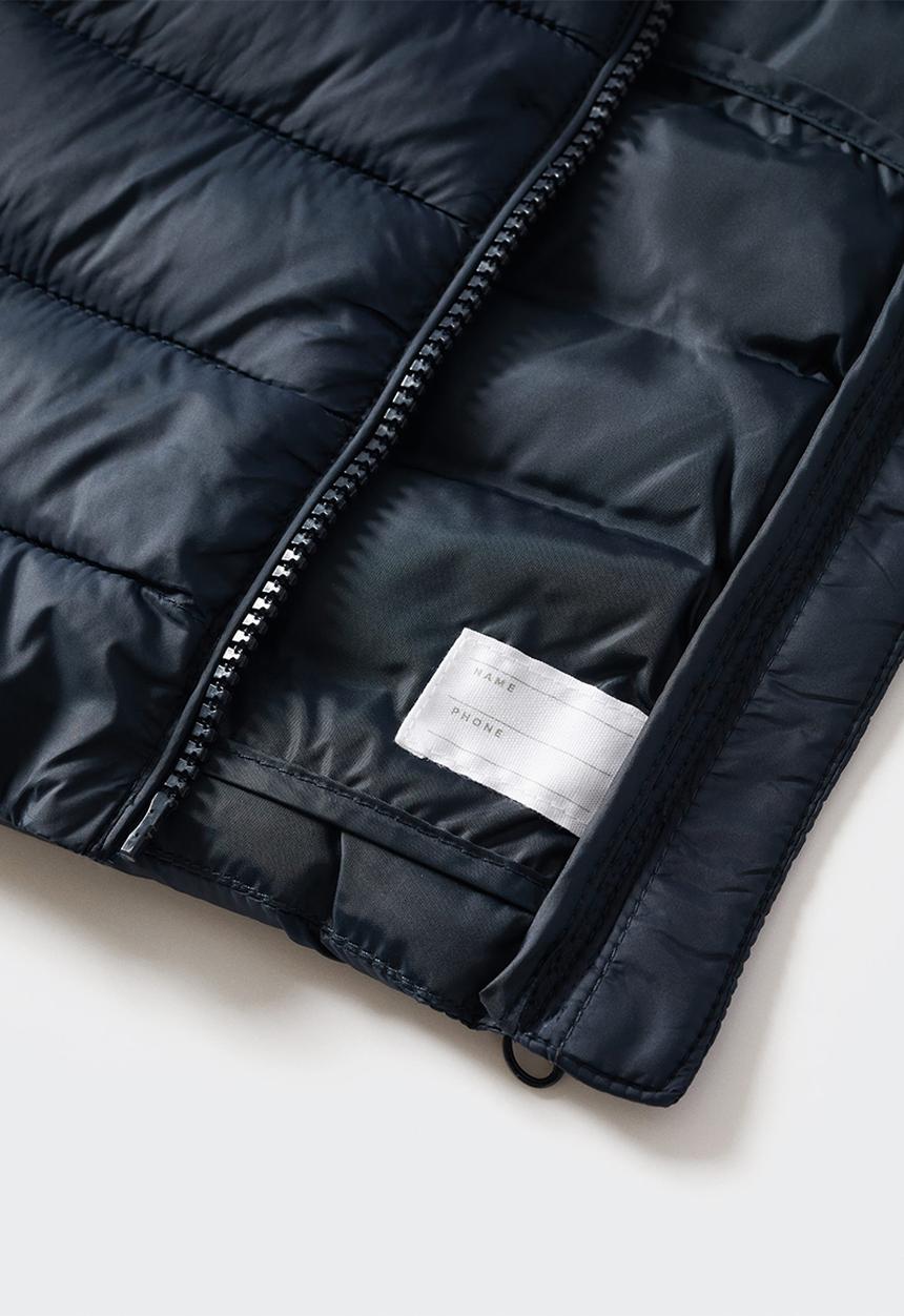 MANGO - Waistcoat light - navy