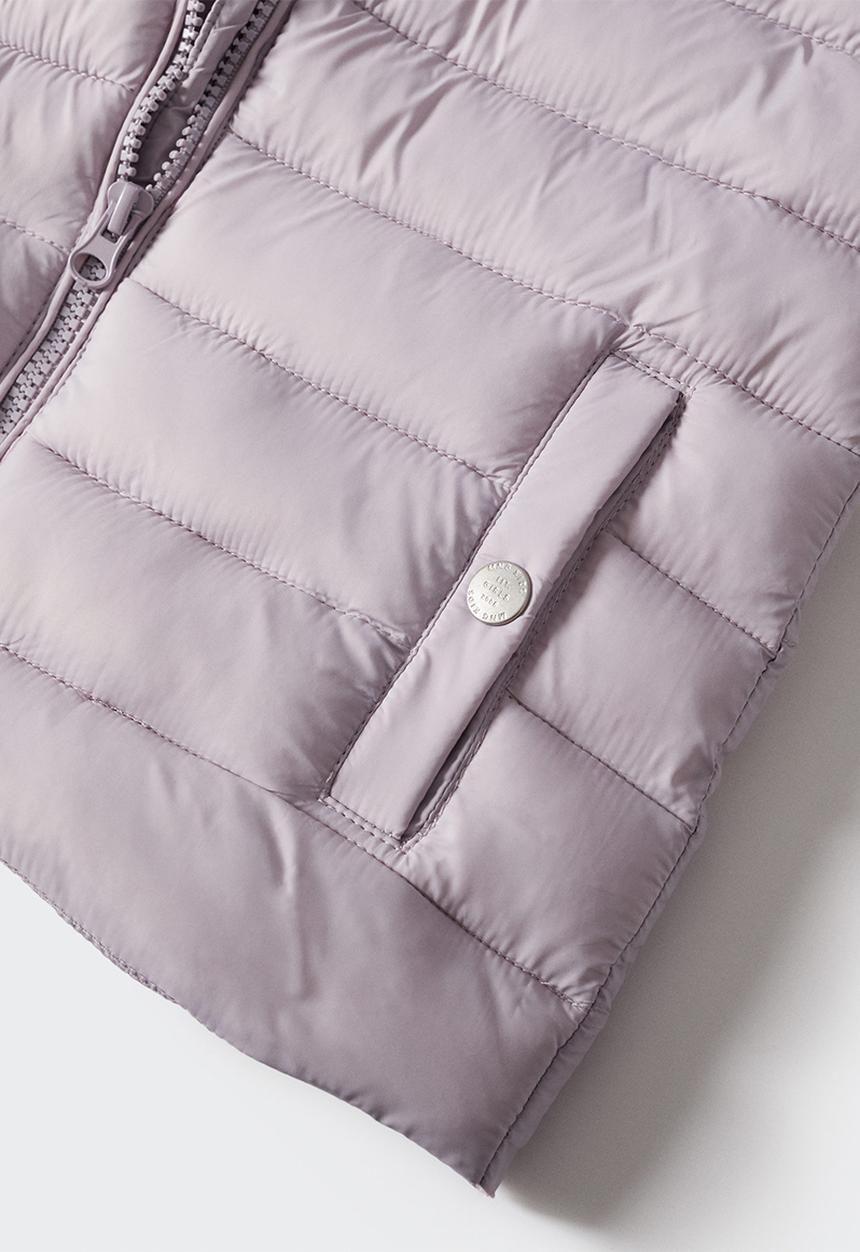 MANGO - Waistcoat light - purple