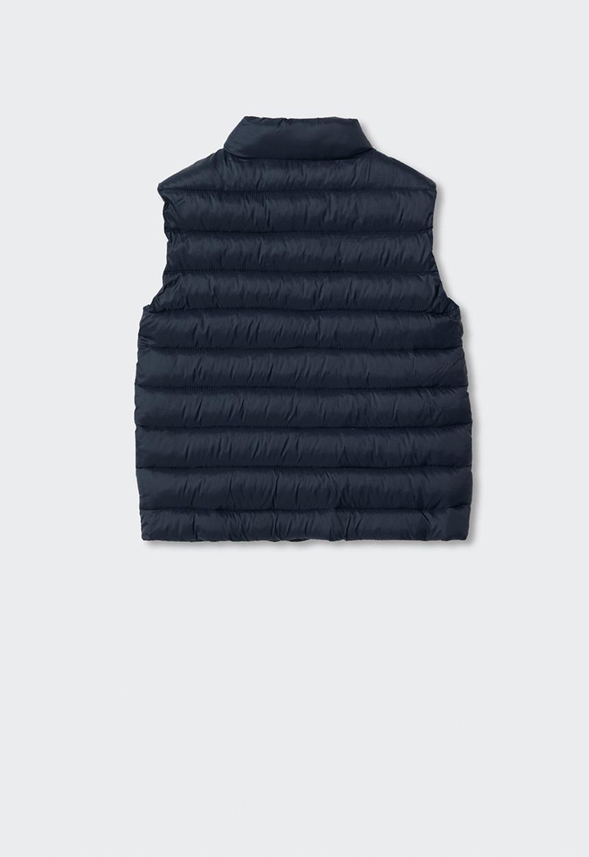 MANGO - Waistcoat light - navy