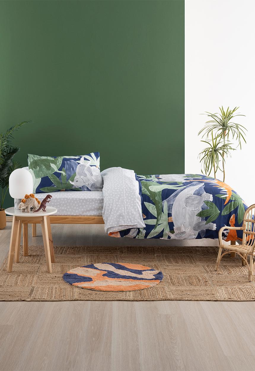 Linen House - Wild jurassic duvet cover set - multi