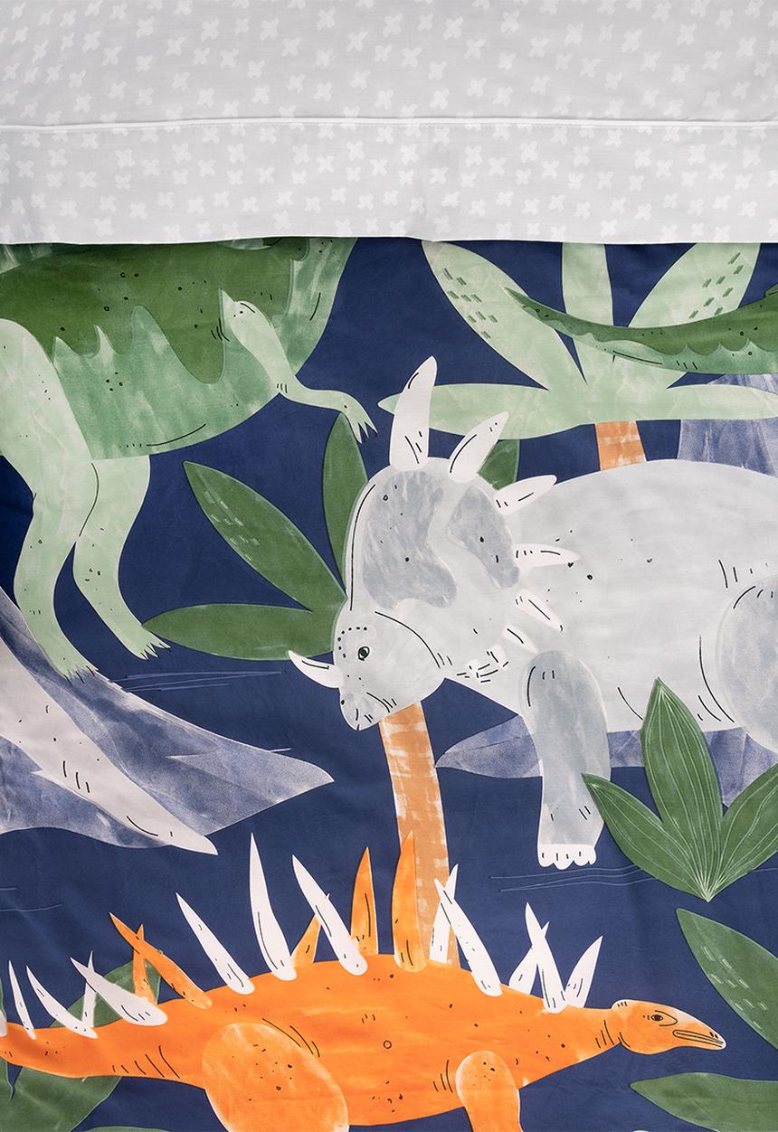 Linen House - Wild jurassic duvet cover set - multi