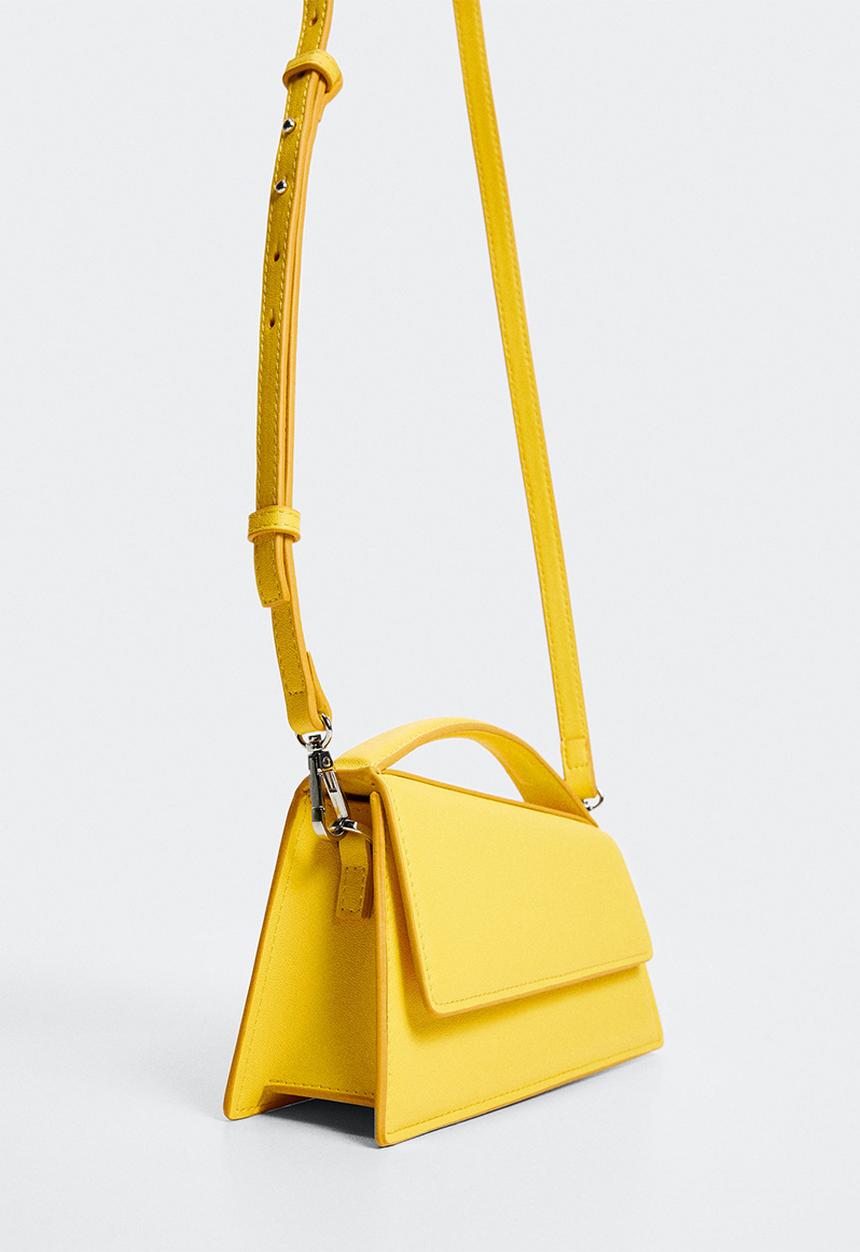 MANGO - Bag trap - yellow