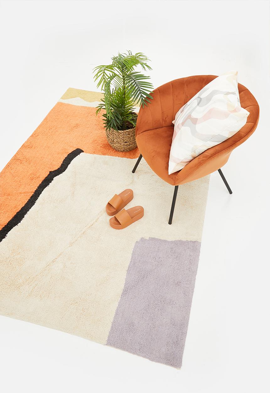 Sixth Floor - Connected cotton tufted rug - multi