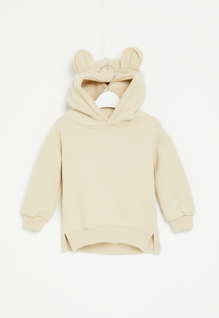 Pop Candy - Hooded sweatshirt with ears - stone