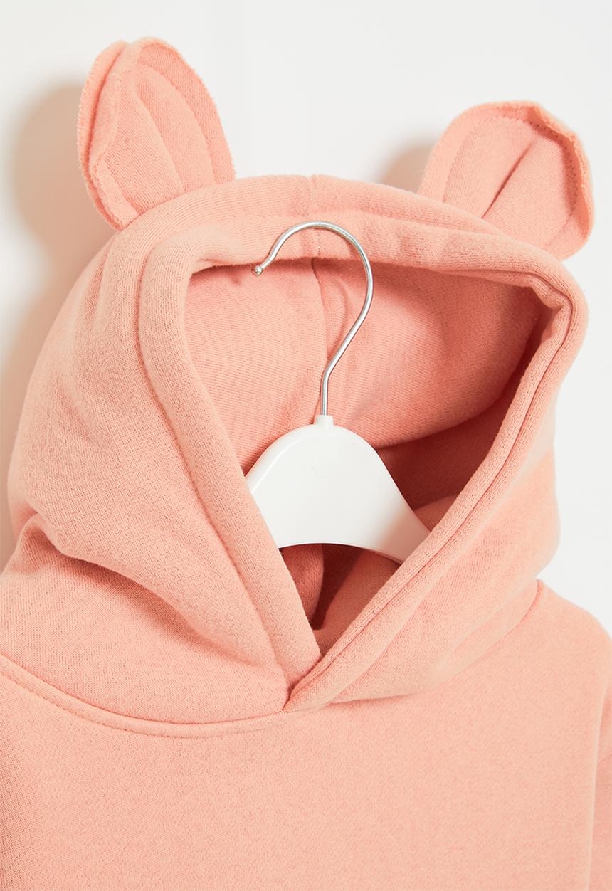 Pop Candy - Hooded sweatshirt with ears - pink