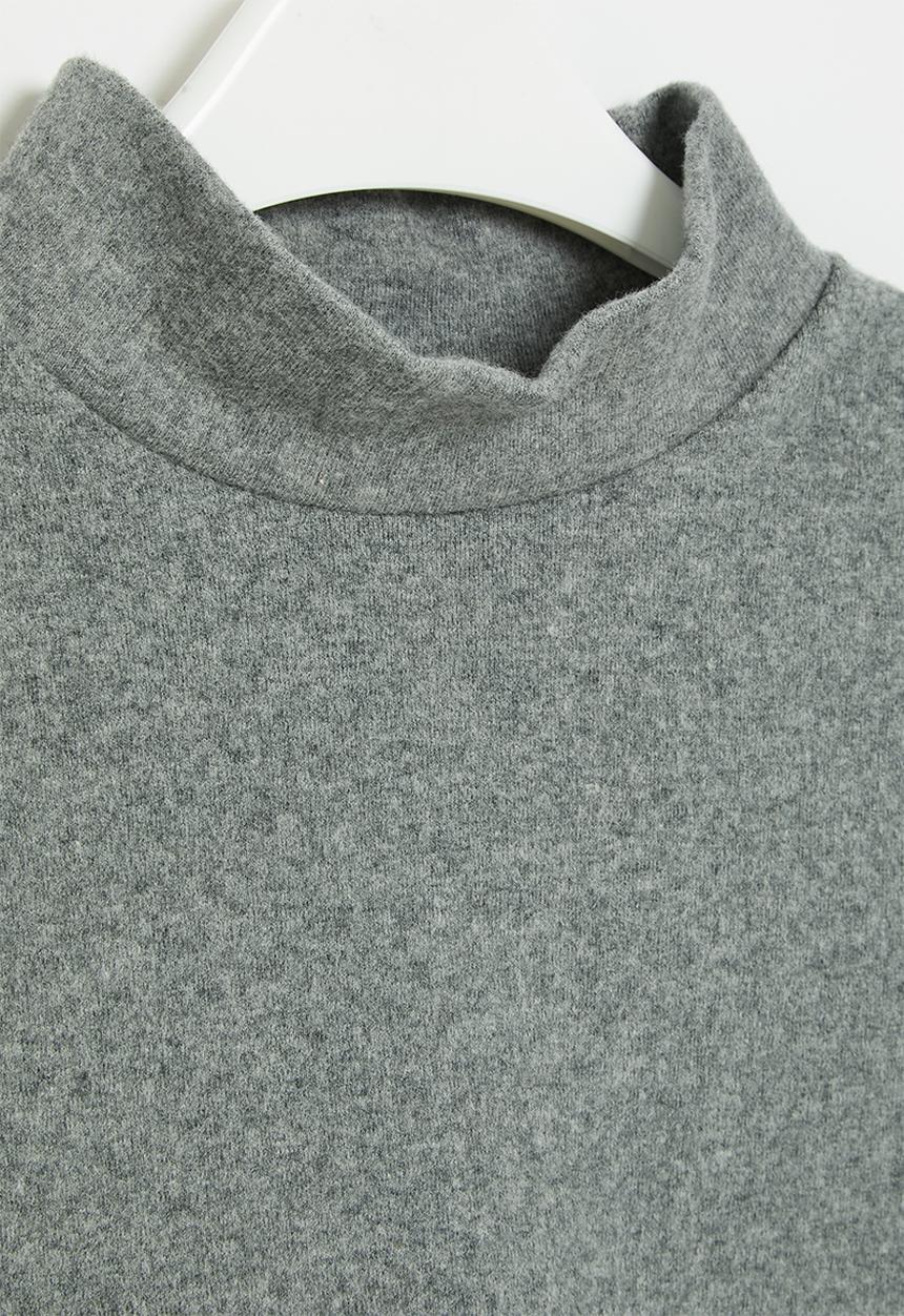 Pop Candy - Mock neck top - grey