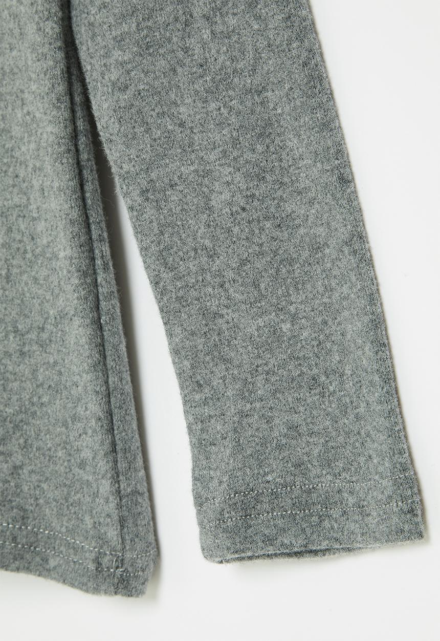 Pop Candy - Mock neck top - grey